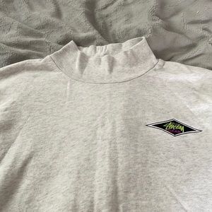 stussy turtleneck sweatshirt